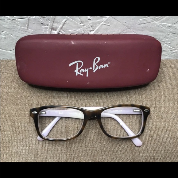 RAY-BAN 1531 3700 Kids Frames 48/16/130 Brown Tortoise Lilac Purple w/ RB Case - Picture 1 of 16